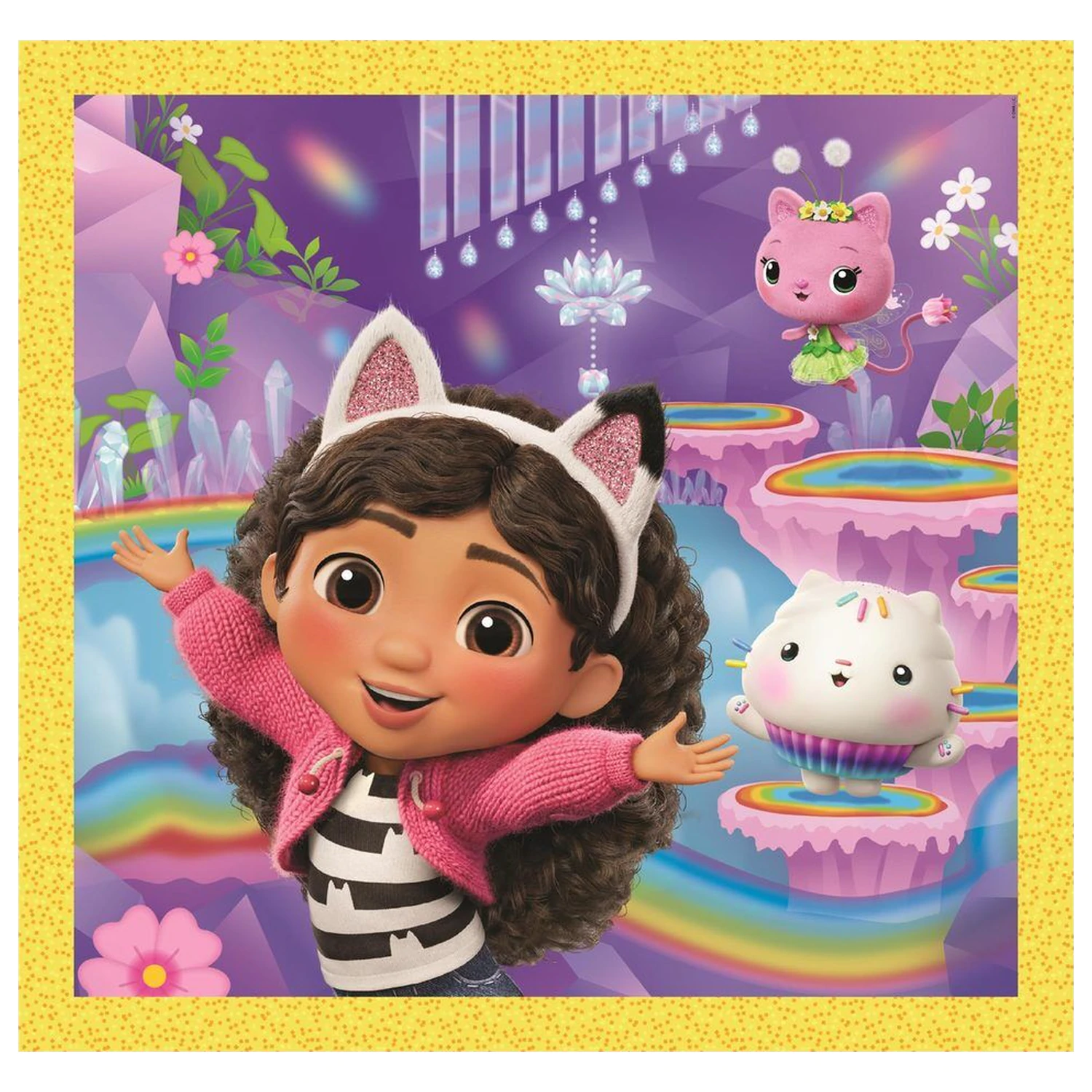 Gabbys Dollhouse puzzle 3x48 komada fotografija proizvoda