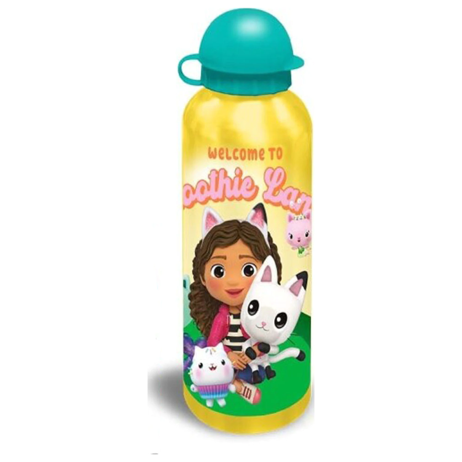 Gabi's Dollhouse Smoothie Land Aluminijska boca za vodu s čepom za piće 500 ml fotografija proizvoda