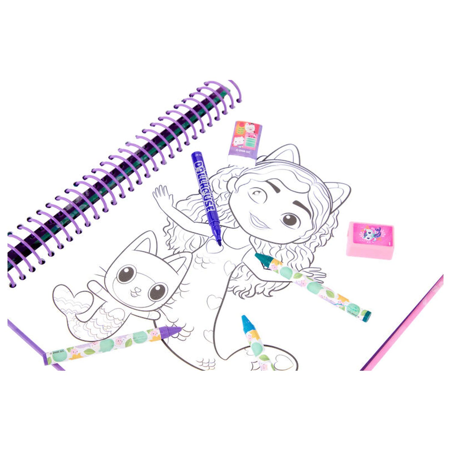 Gabbys Dollhouse knjiga za crtanje i aktivnosti fotografija proizvoda