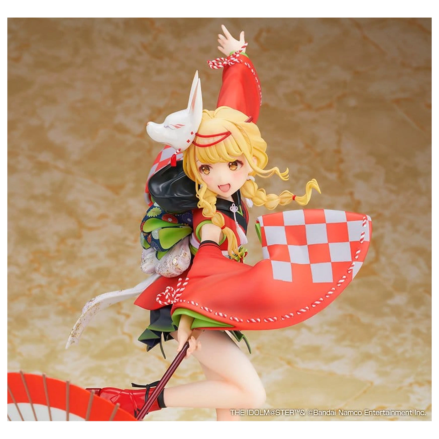 Gakuen The Idolmaster PVC Figura 1/7 Kotone Fujita Kamurogiku Ver. 27 cm fotografija proizvoda