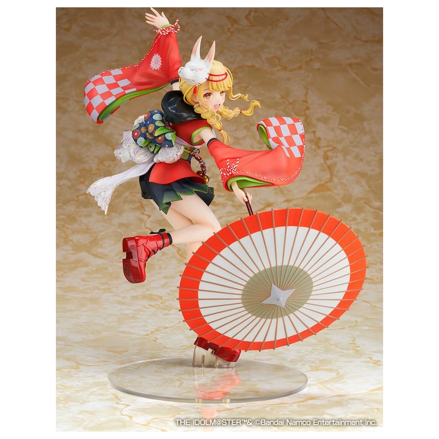 Gakuen The Idolmaster PVC Figura 1/7 Kotone Fujita Kamurogiku Ver. 27 cm fotografija proizvoda