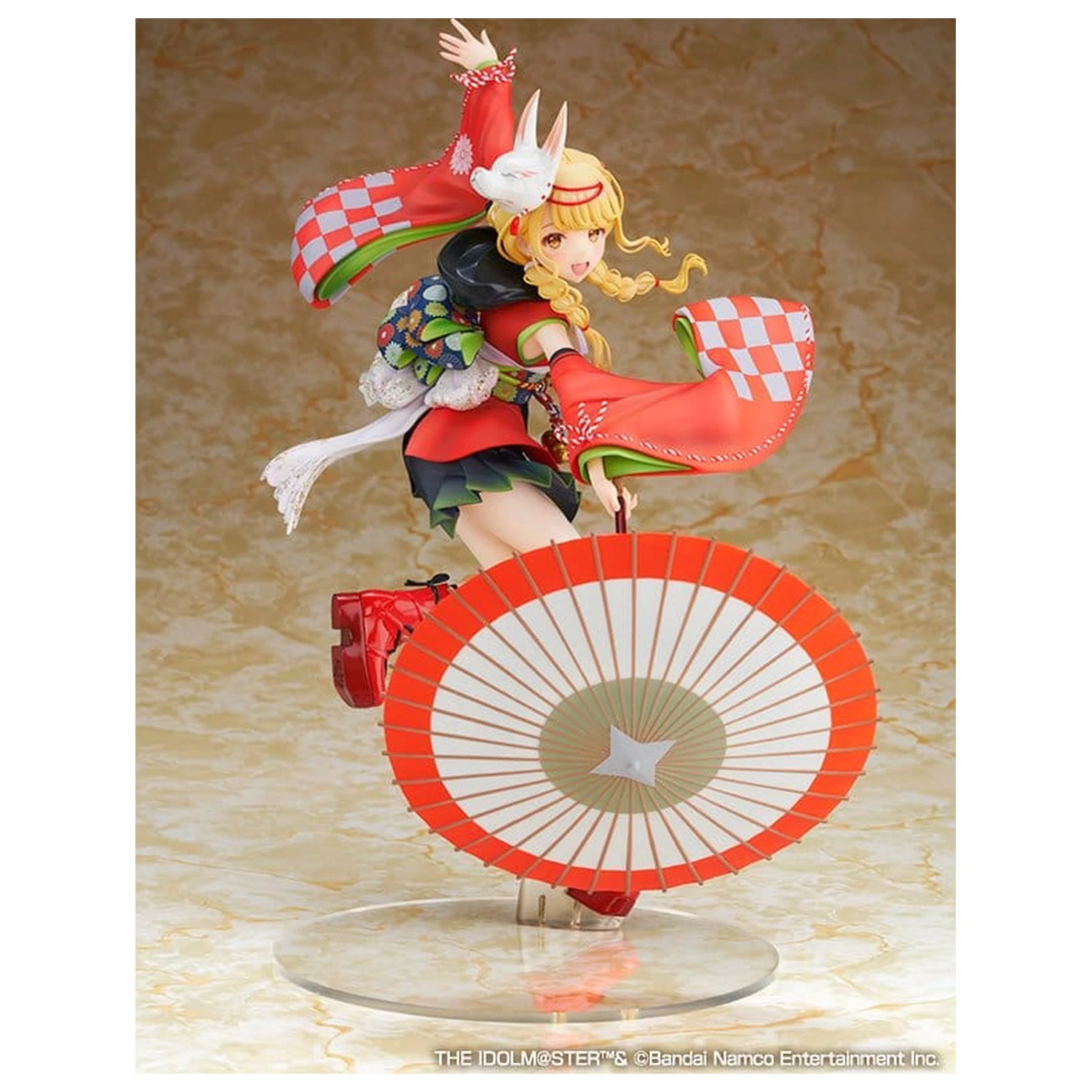 Gakuen The Idolmaster PVC Figura 1/7 Kotone Fujita Kamurogiku Ver. 27 cm fotografija proizvoda