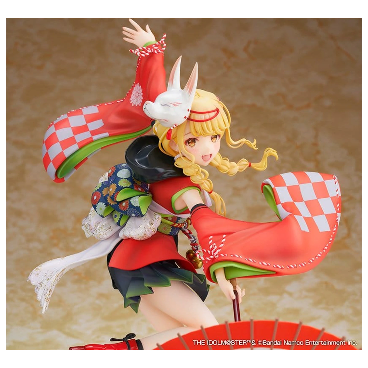 Gakuen The Idolmaster PVC Figura 1/7 Kotone Fujita Kamurogiku Ver. 27 cm fotografija proizvoda