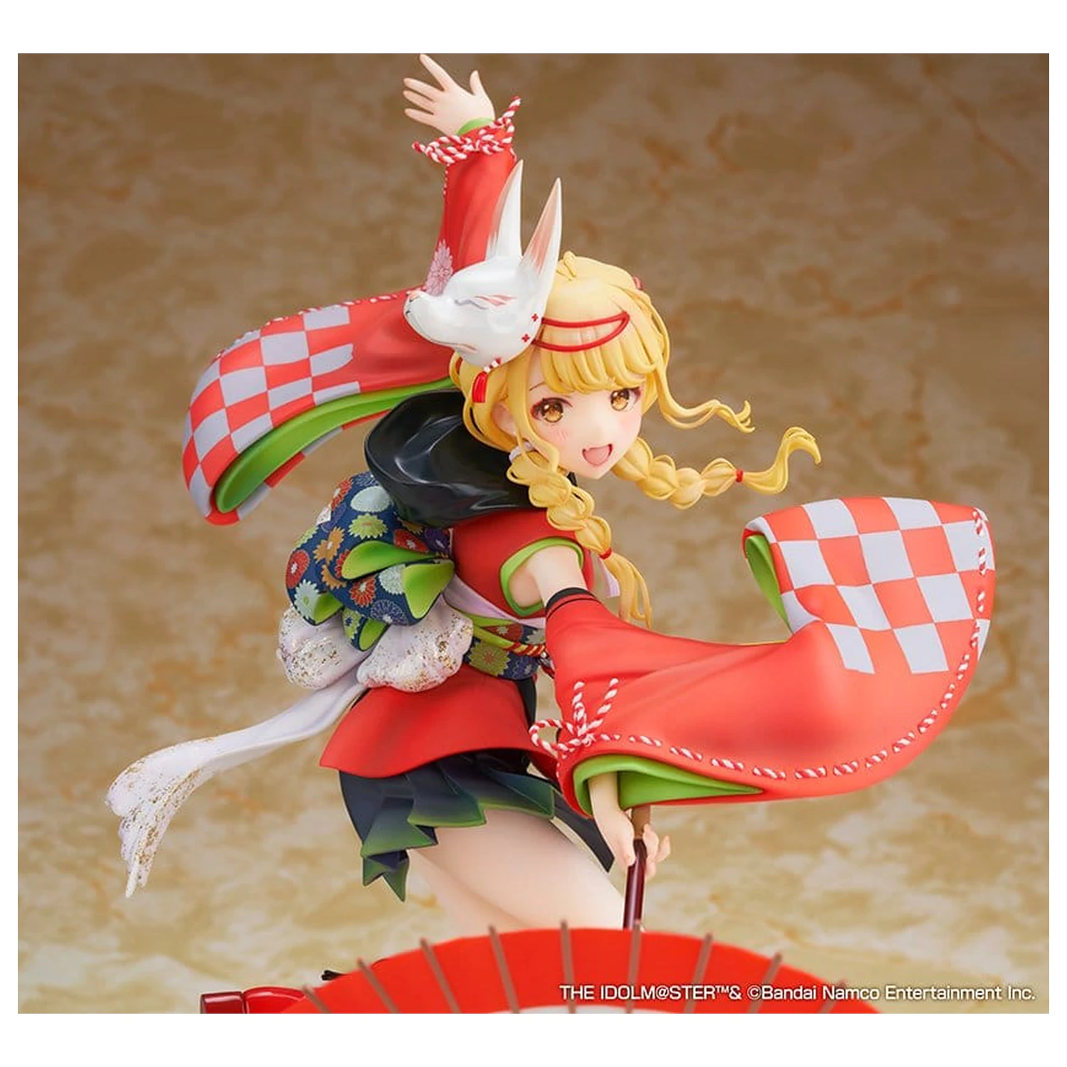 Gakuen The Idolmaster PVC Figura 1/7 Kotone Fujita Kamurogiku Ver. 27 cm fotografija proizvoda