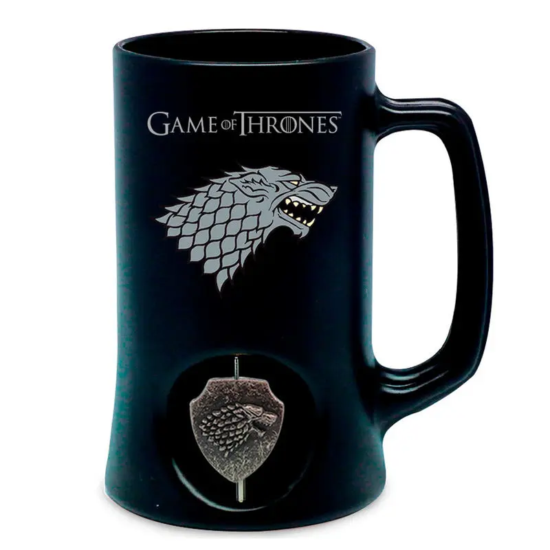 Game of Thrones logo 3D Stark vrč fotografija proizvoda
