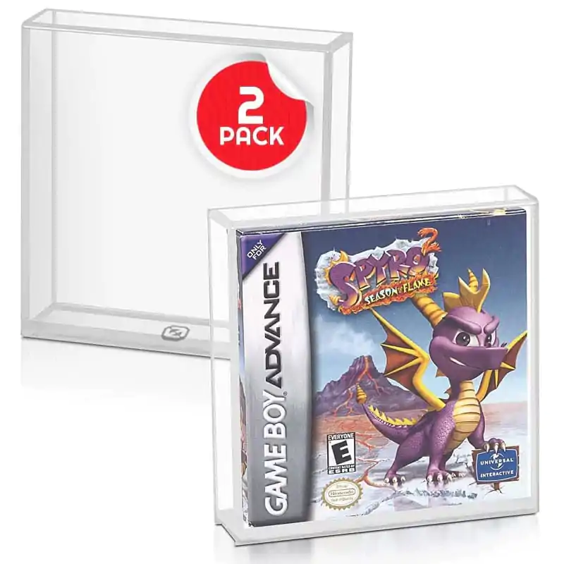 Akrilna kutija 2-Pack za Gameboy/Gameboy Advance igre fotografija proizvoda