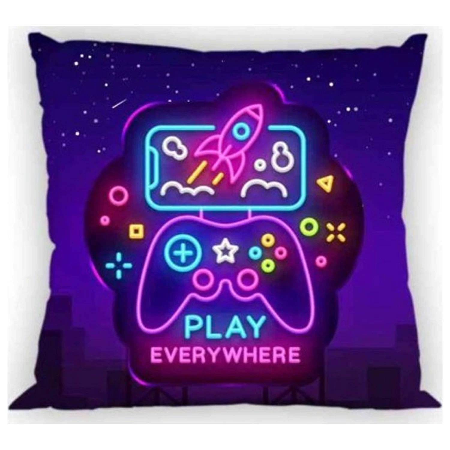 Gamer Neon jastučnica fotografija proizvoda