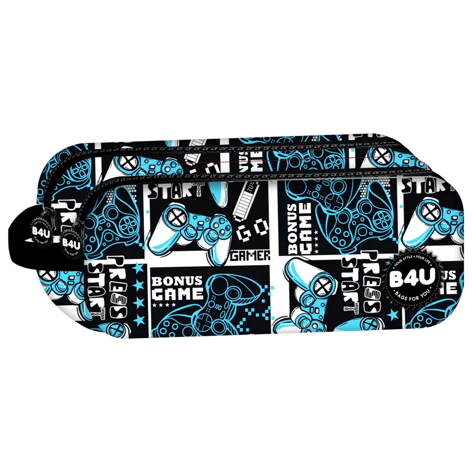 Gamer Press Start Perica s 2 pretinca 21 cm fotografija proizvoda