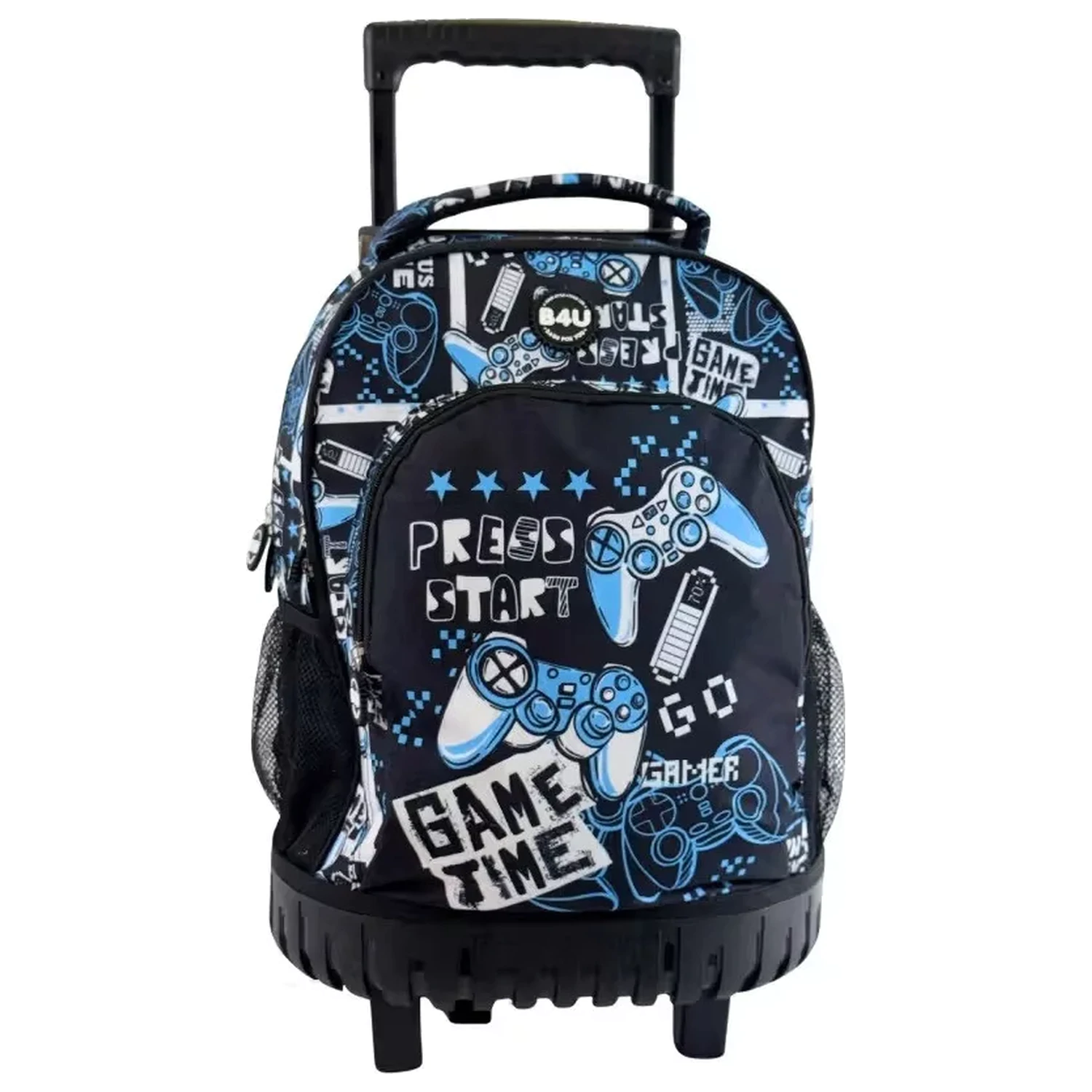 Gamer Press Start Premium školska torba na kotačima, 44 cm fotografija proizvoda