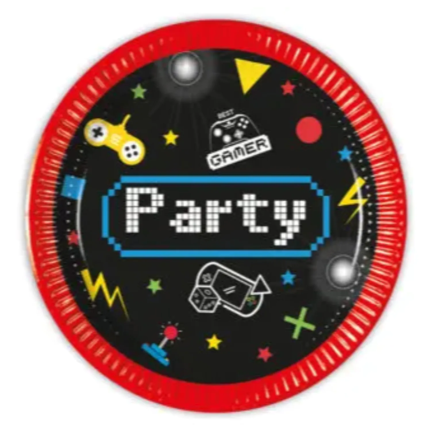 Gaming Party papirnati tanjuri 8 komada 20 cm FSC fotografija proizvoda