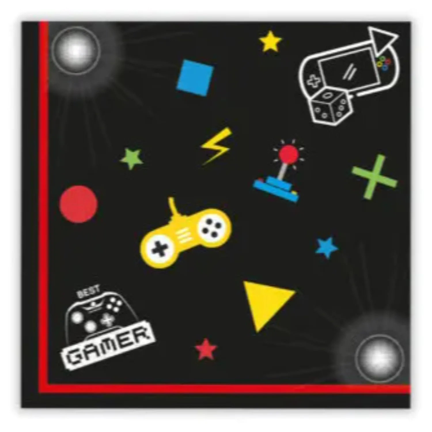 Gaming Party salvete 20 kom 33x33 cm FSC fotografija proizvoda