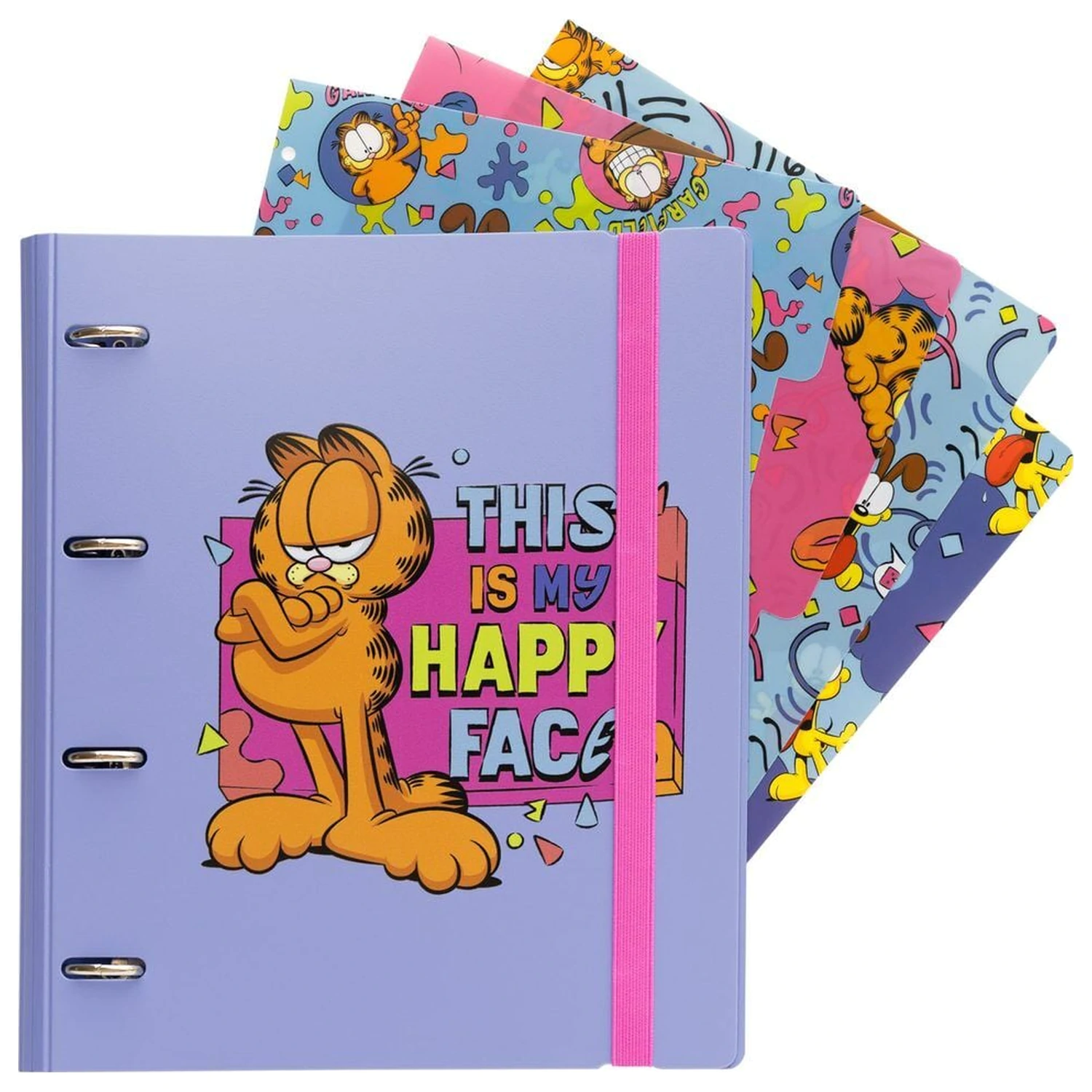 Garfield registrator s 4 prstena fotografija proizvoda