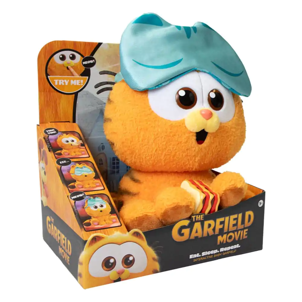 Garfield Plišana Figura sa Zvukom Baby Garfield 31 cm fotografija proizvoda