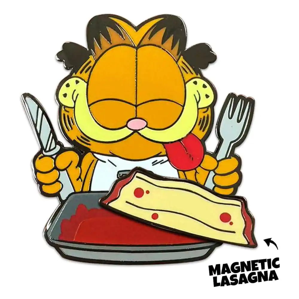 Garfield Pin Značka Disco Garfield Lasagna Dinner 5 cm fotografija proizvoda