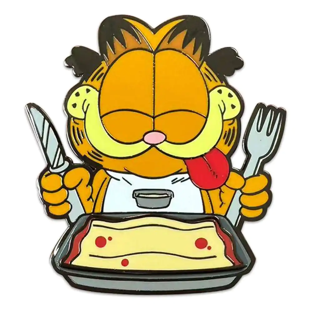 Garfield Pin Značka Disco Garfield Lasagna Dinner 5 cm fotografija proizvoda