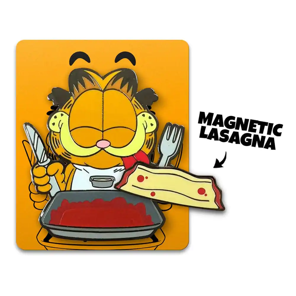 Garfield Pin Značka Disco Garfield Lasagna Dinner 5 cm fotografija proizvoda