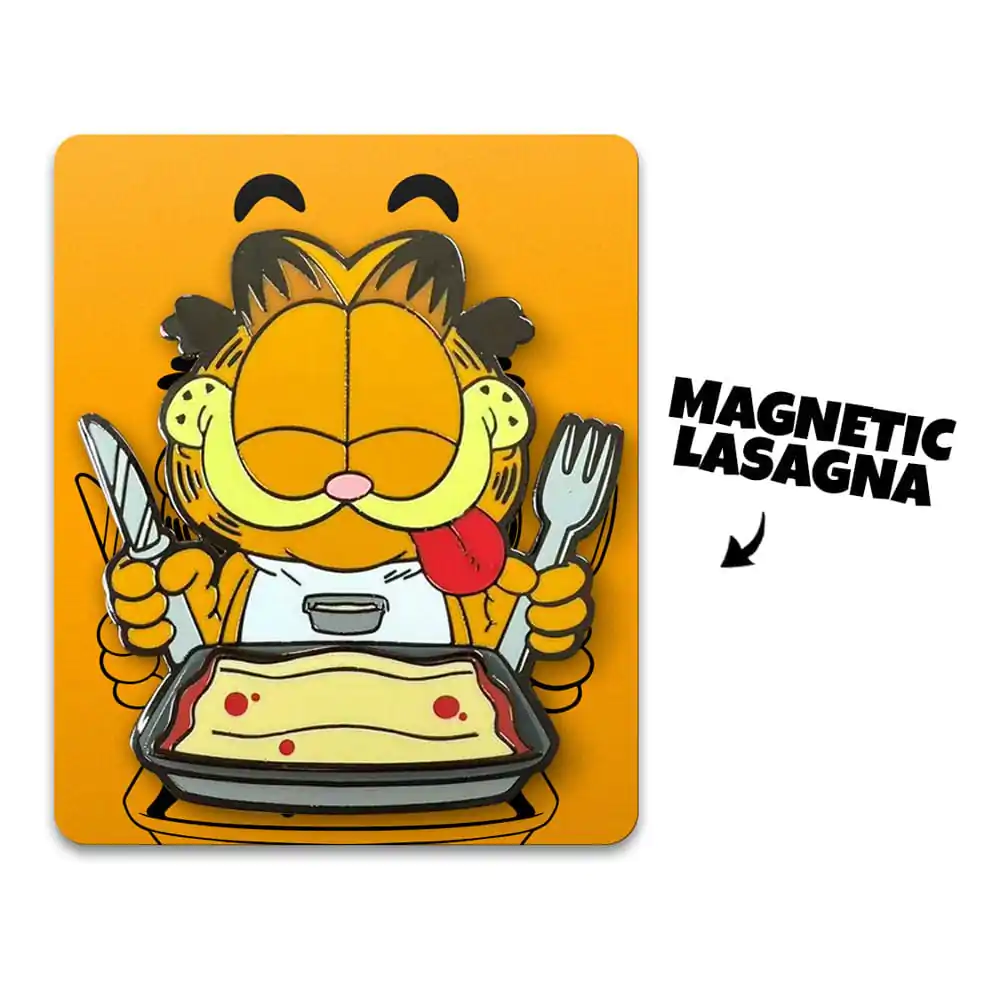 Garfield Pin Značka Disco Garfield Lasagna Dinner 5 cm fotografija proizvoda