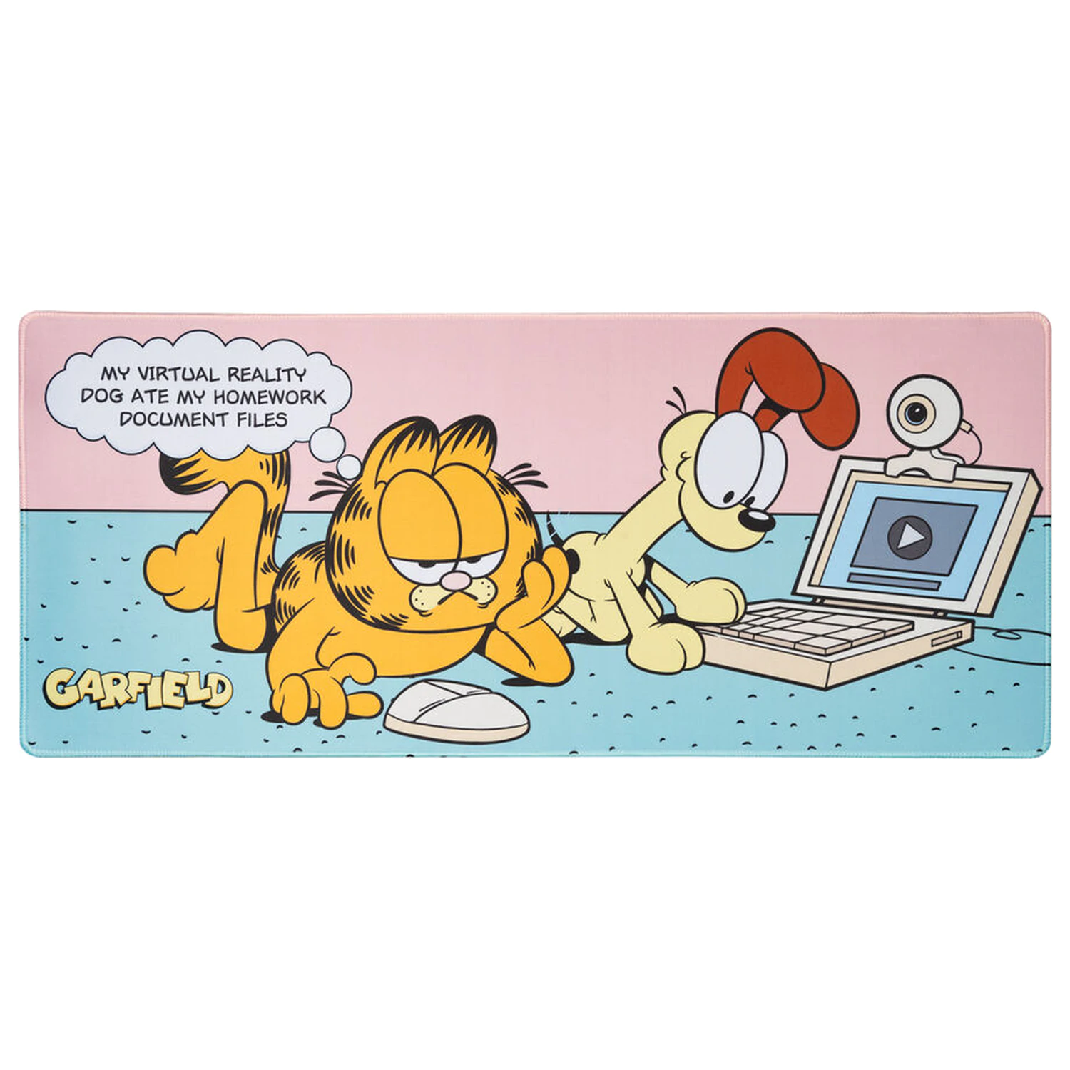 Garfield podloga za gaming stol fotografija proizvoda