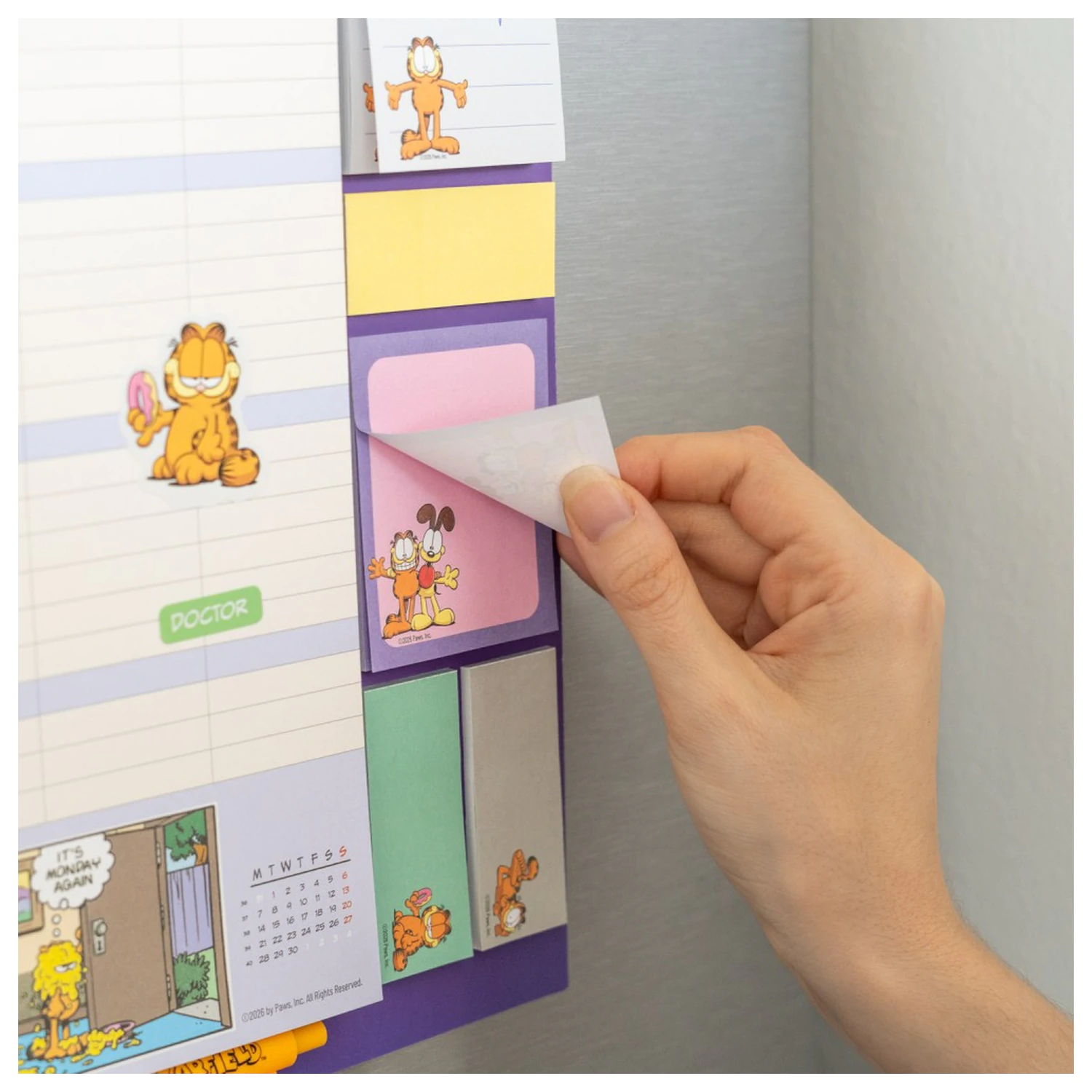 Garfield magnetski planer 2026./27. 30 x 35 cm fotografija proizvoda