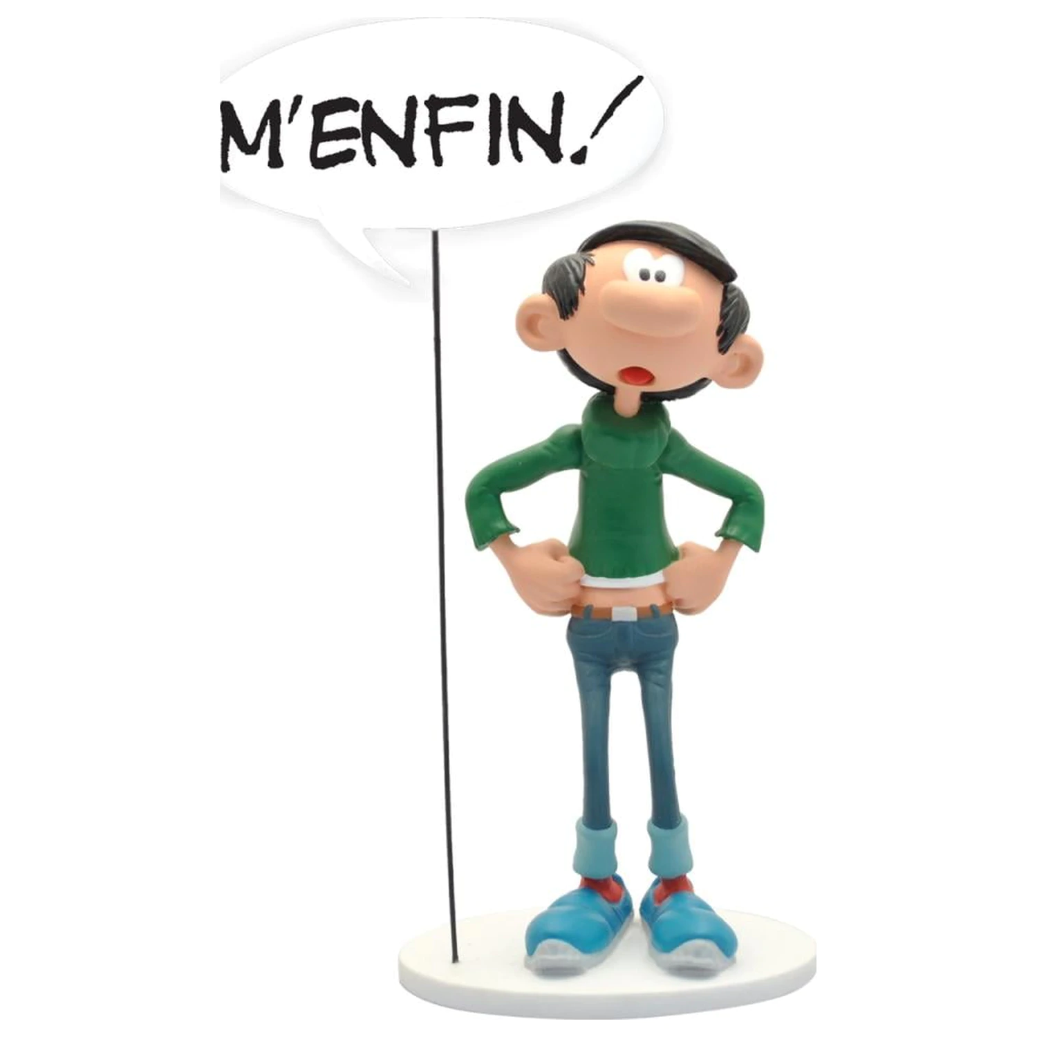 Gaston Lagaffe Smolasta figurica Gaston M'enfin 24 cm fotografija proizvoda