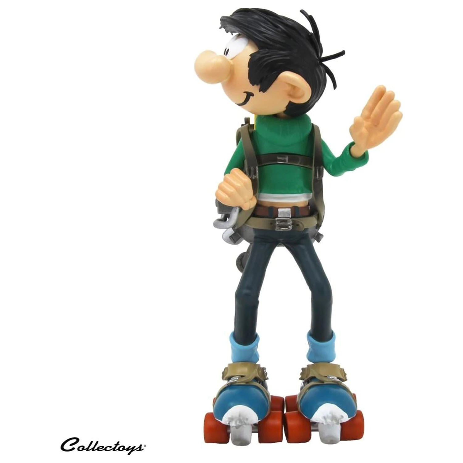 Gaston Lagaffe Motor on roller skates Statua 18cm fotografija proizvoda