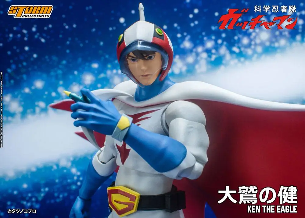 Gatchaman Action Figure 1/12 Ken the Eagle 18 cm Figura fotografija proizvoda