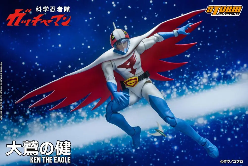 Gatchaman Action Figure 1/12 Ken the Eagle 18 cm Figura fotografija proizvoda