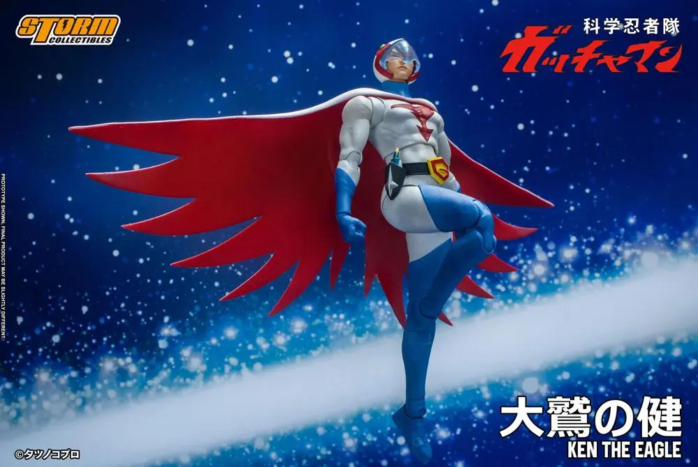 Gatchaman Action Figure 1/12 Ken the Eagle 18 cm Figura fotografija proizvoda