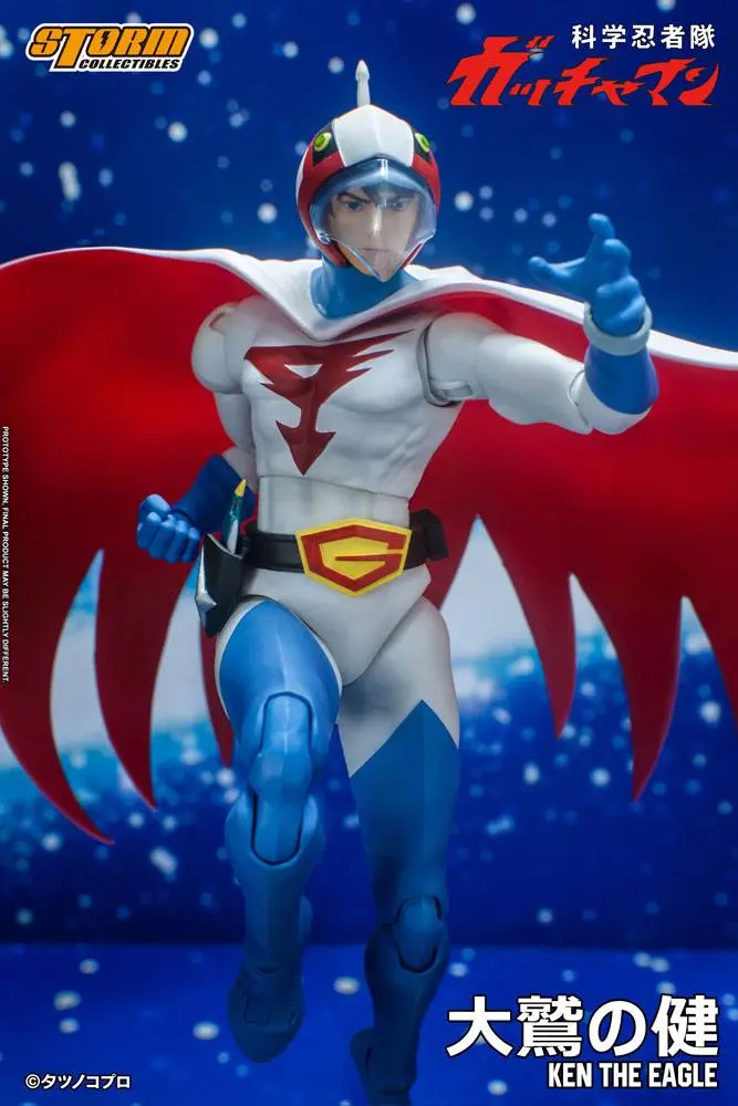 Gatchaman Action Figure 1/12 Ken the Eagle 18 cm Figura fotografija proizvoda