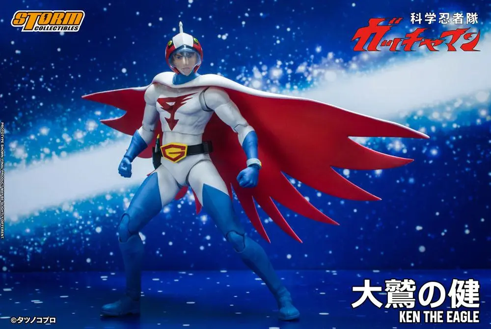 Gatchaman Action Figure 1/12 Ken the Eagle 18 cm Figura fotografija proizvoda