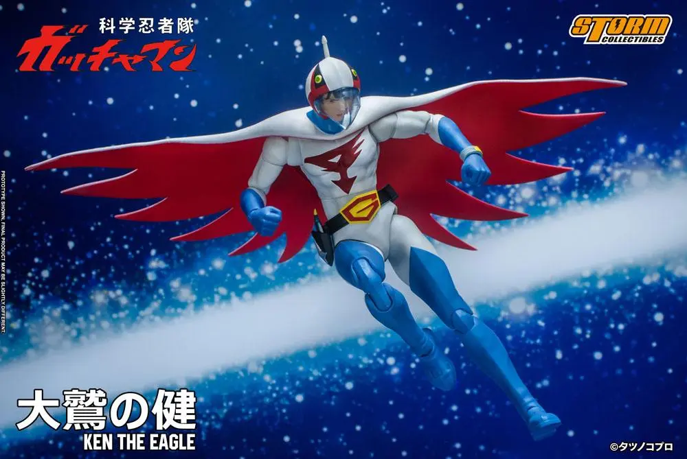 Gatchaman Action Figure 1/12 Ken the Eagle 18 cm Figura fotografija proizvoda