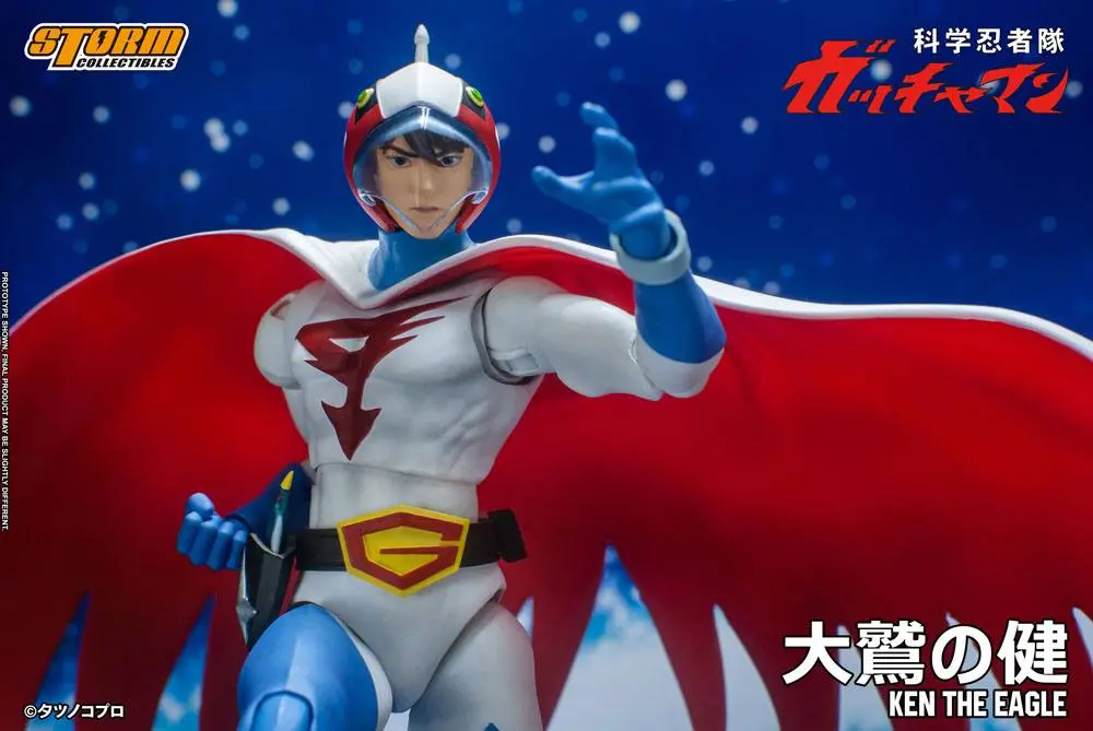Gatchaman Action Figure 1/12 Ken the Eagle 18 cm Figura fotografija proizvoda