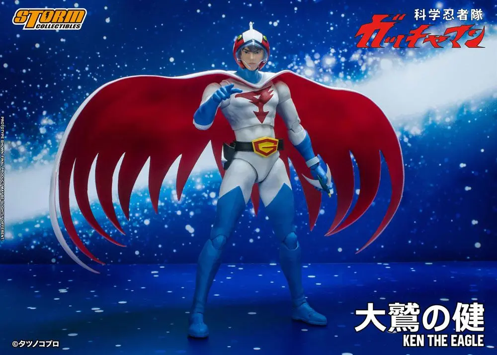 Gatchaman Action Figure 1/12 Ken the Eagle 18 cm Figura fotografija proizvoda