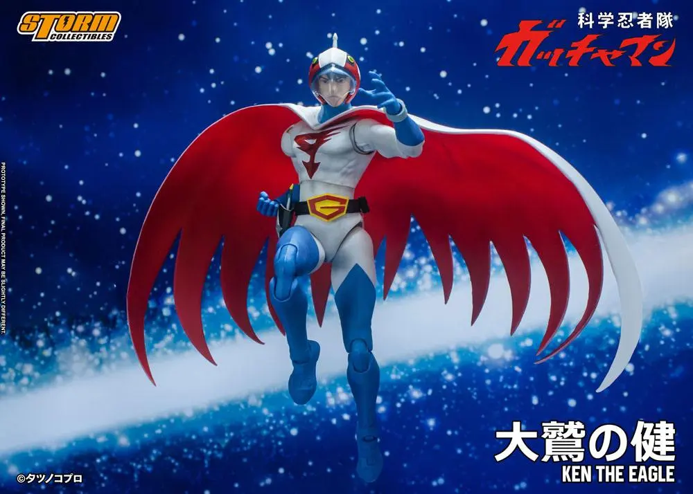 Gatchaman Action Figure 1/12 Ken the Eagle 18 cm Figura fotografija proizvoda