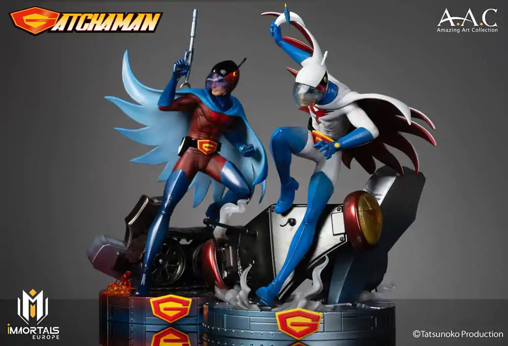 Gatchaman Amazing Art Collection Kip Ken the Eagle, The Leader of the Science Ninja Team 34 cm fotografija proizvoda