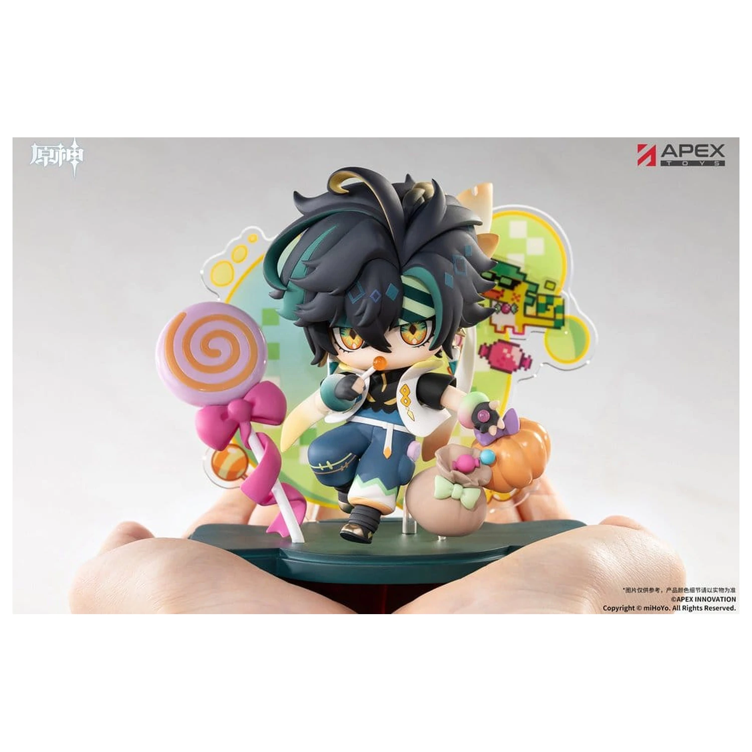 Genshin Impact Chibi Chara PVC Figura You Ye Qi Xiang Series Kinich 11 cm fotografija proizvoda