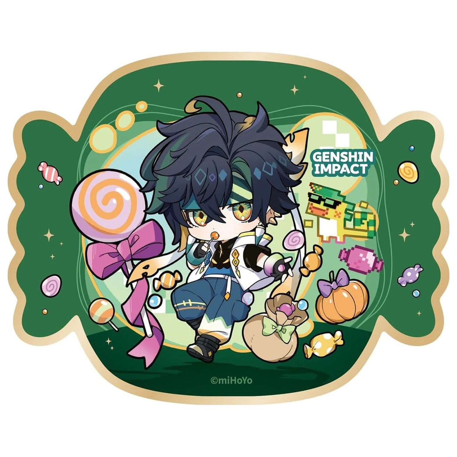 Genshin Impact Chibi Chara PVC Figura You Ye Qi Xiang Series Kinich 11 cm fotografija proizvoda