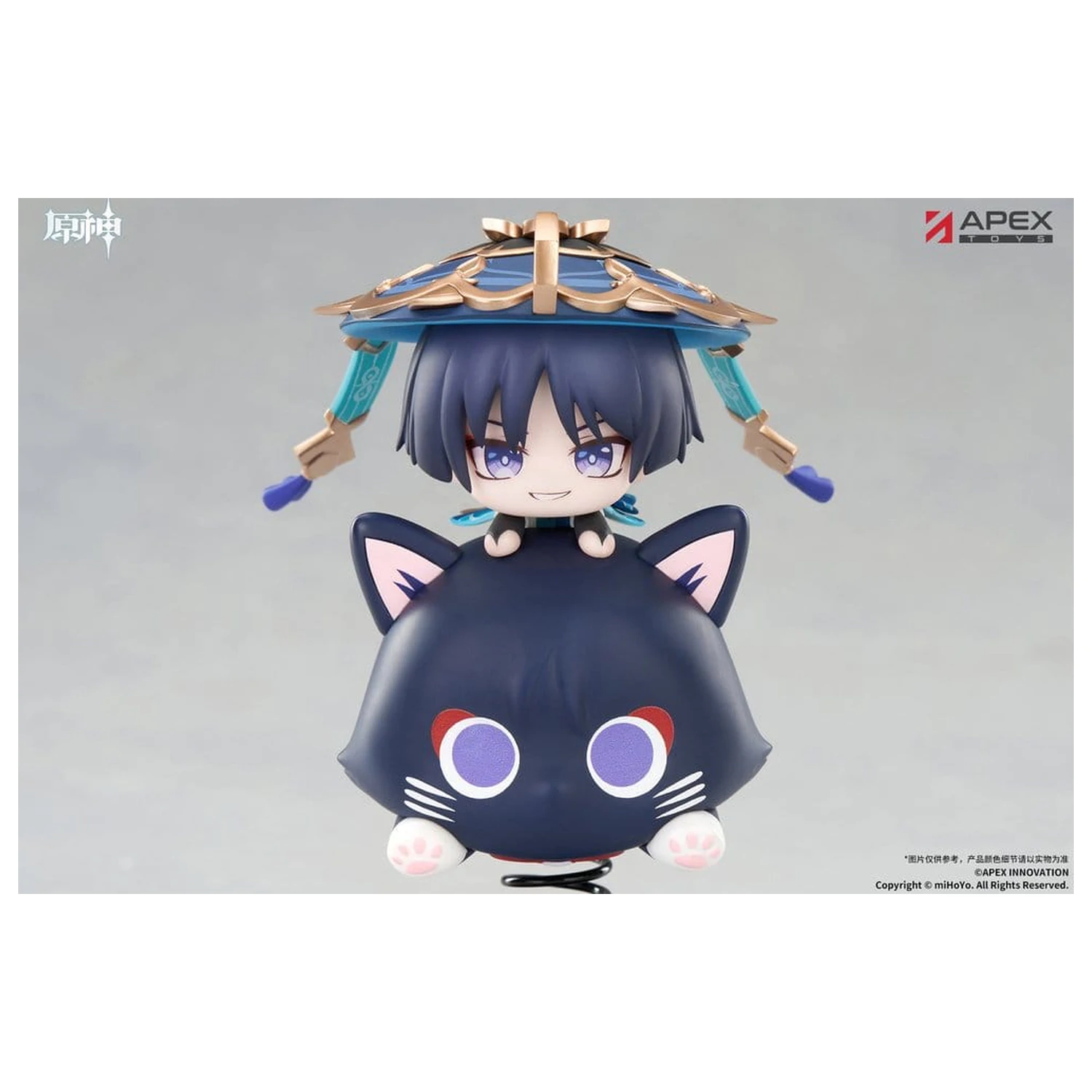 Genshin Impact Chibi Chara Yurayura Stand PVC figura Wanderer 11 cm fotografija proizvoda