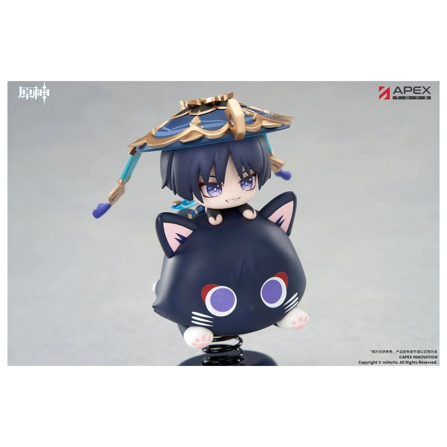 Genshin Impact Chibi Chara Yurayura Stand PVC figura Wanderer 11 cm fotografija proizvoda