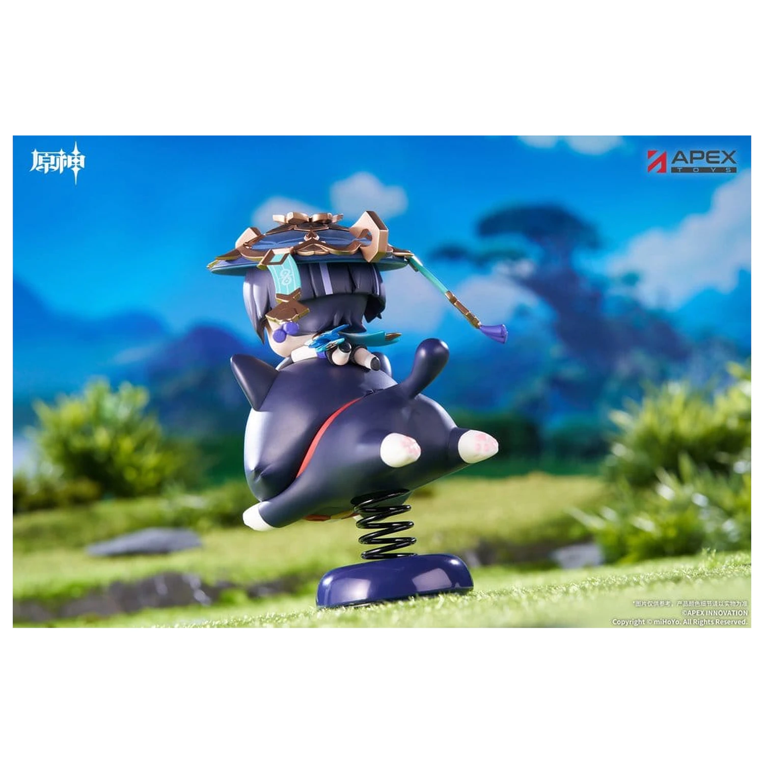 Genshin Impact Chibi Chara Yurayura Stand PVC figura Wanderer 11 cm fotografija proizvoda