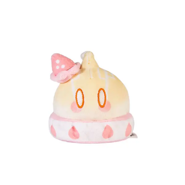 Genshin Impact Slime Sweets Party Series Plišana Figura Mutant Electro Slime Strawberry Cake Style 7cm fotografija proizvoda