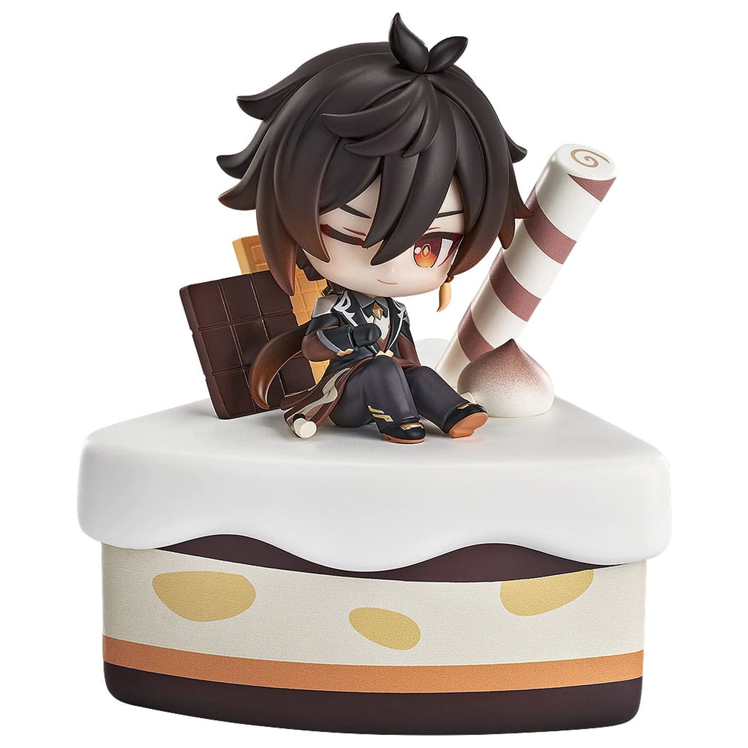 Genshin Impact Wondrous Travels Series Figura Zhongli Chibi 12 cm fotografija proizvoda