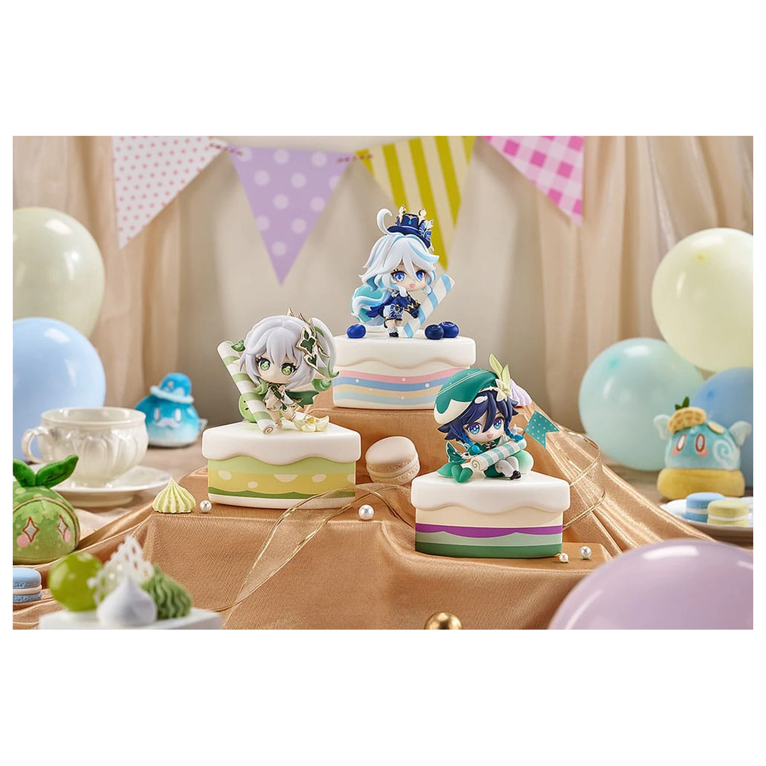 Genshin Impact Wondrous Travels Series Figura Zhongli Chibi 12 cm fotografija proizvoda