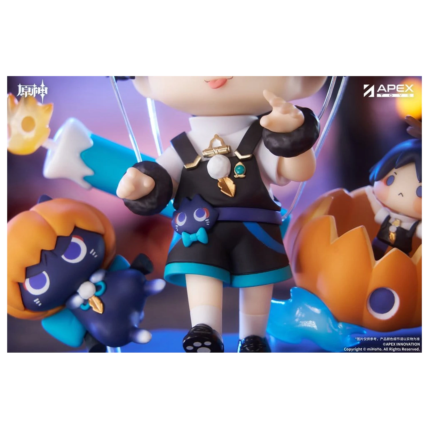 Genshin Impact You Ye Qi Xiang Series Chibi Chara PVC Statua Wanderer 10 cm fotografija proizvoda