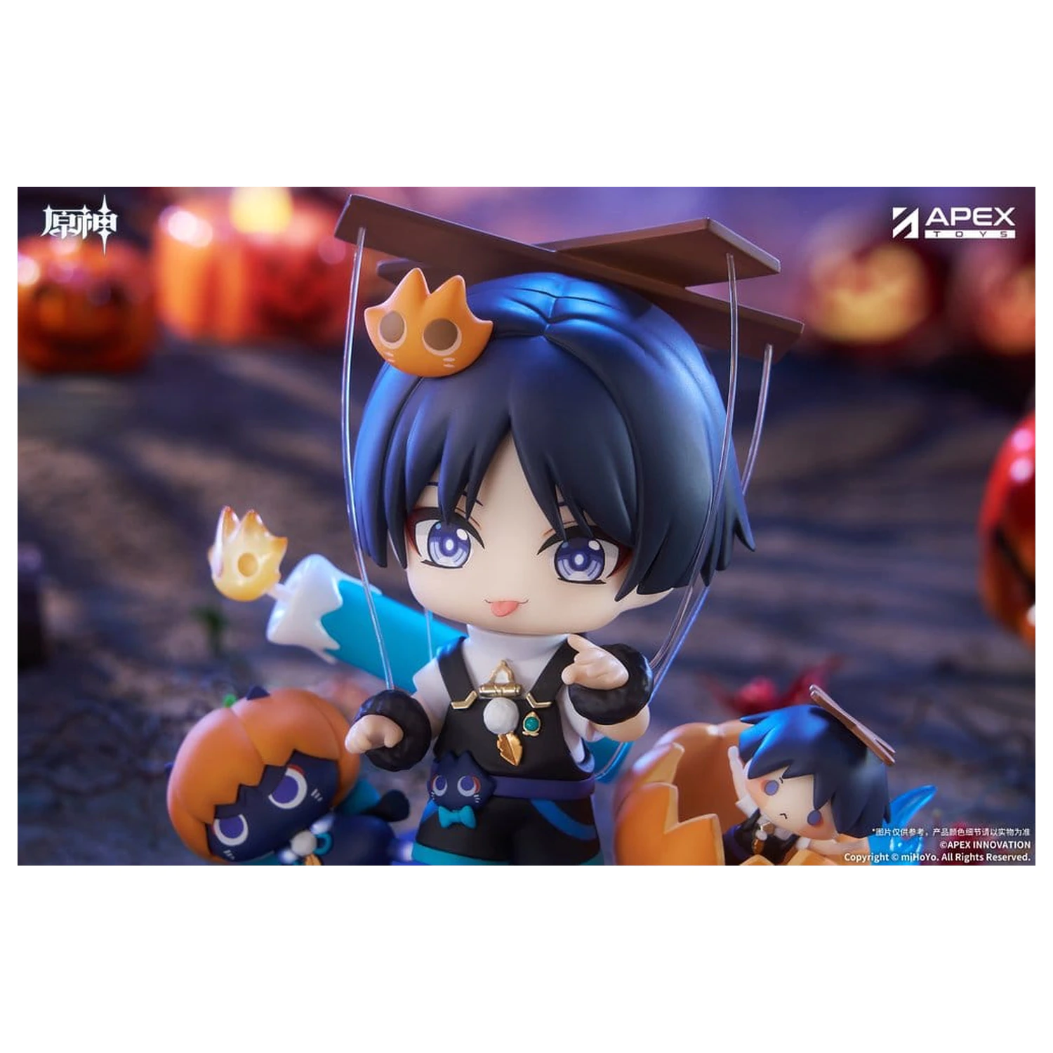 Genshin Impact You Ye Qi Xiang Series Chibi Chara PVC Statua Wanderer 10 cm fotografija proizvoda