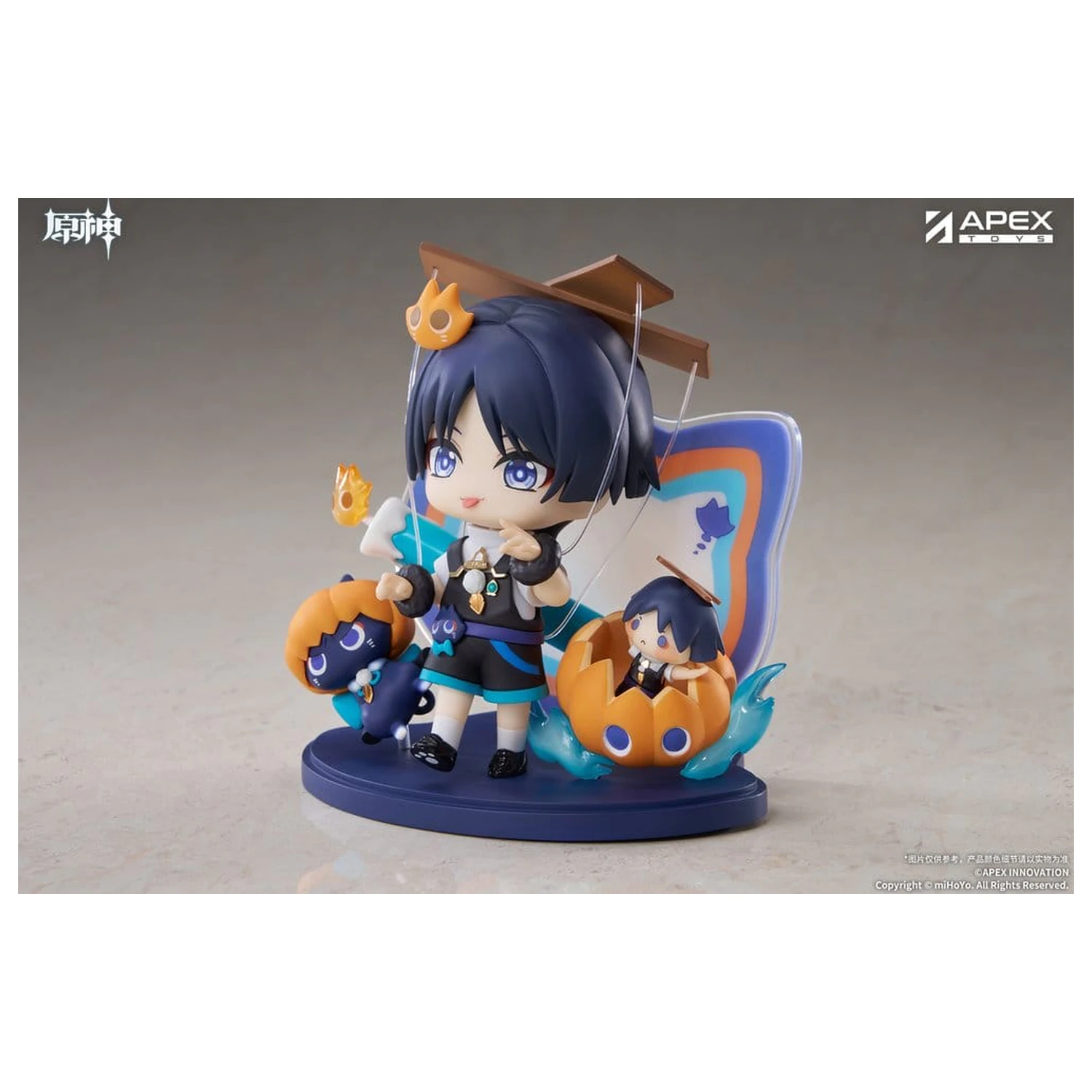 Genshin Impact You Ye Qi Xiang Series Chibi Chara PVC Statua Wanderer 10 cm fotografija proizvoda