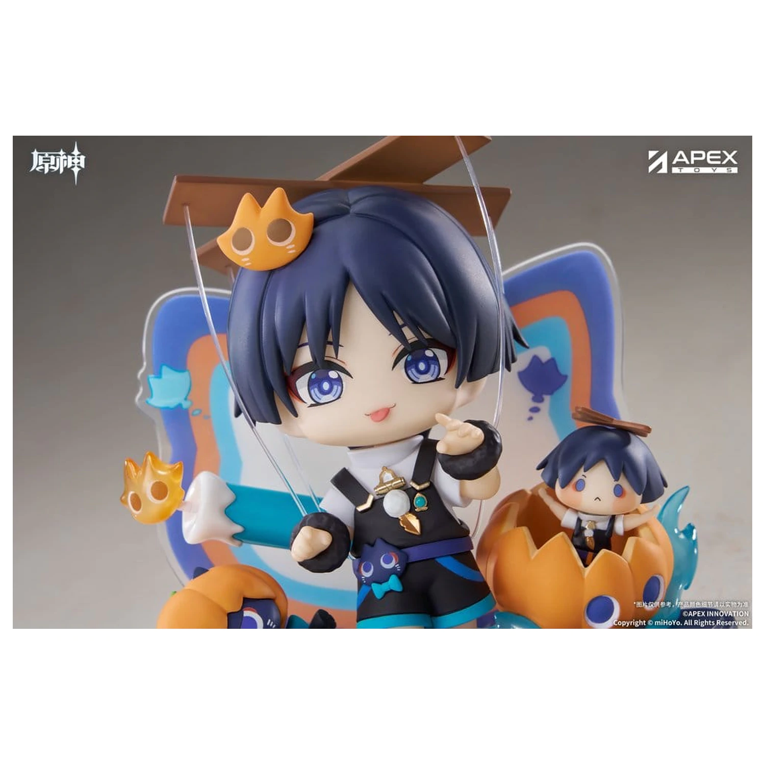 Genshin Impact You Ye Qi Xiang Series Chibi Chara PVC Statua Wanderer 10 cm fotografija proizvoda