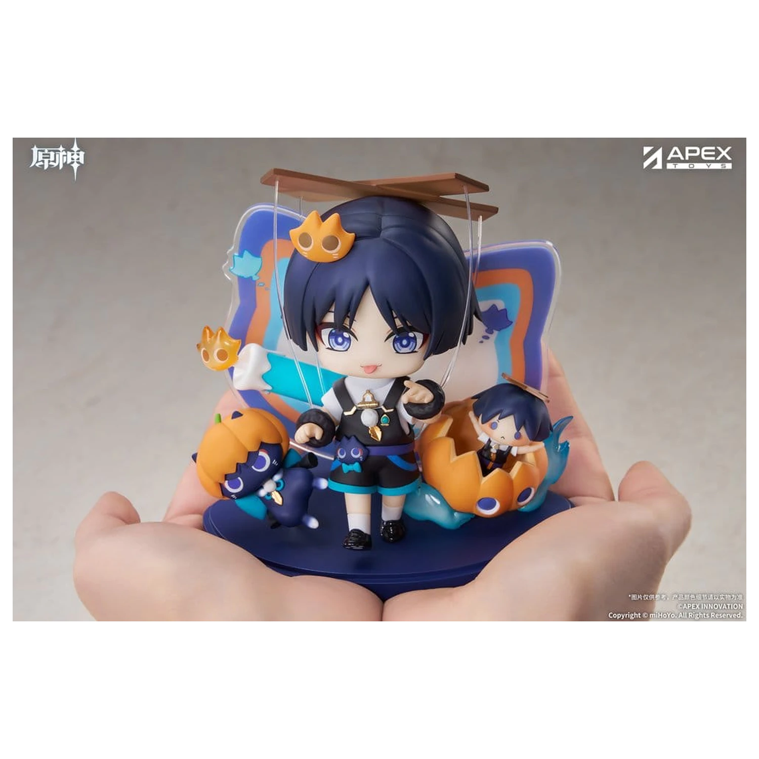 Genshin Impact You Ye Qi Xiang Series Chibi Chara PVC Statua Wanderer 10 cm fotografija proizvoda