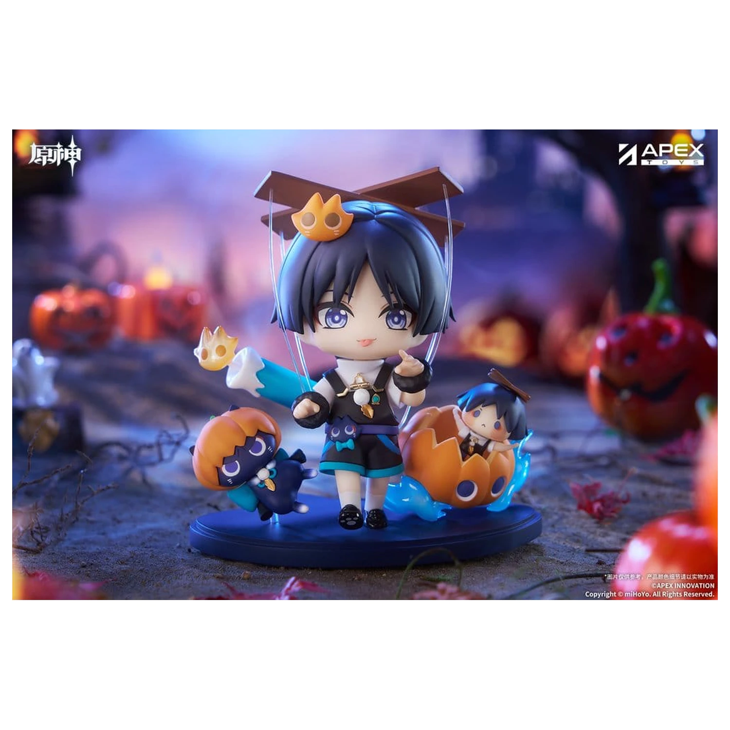 Genshin Impact You Ye Qi Xiang Series Chibi Chara PVC Statua Wanderer 10 cm fotografija proizvoda