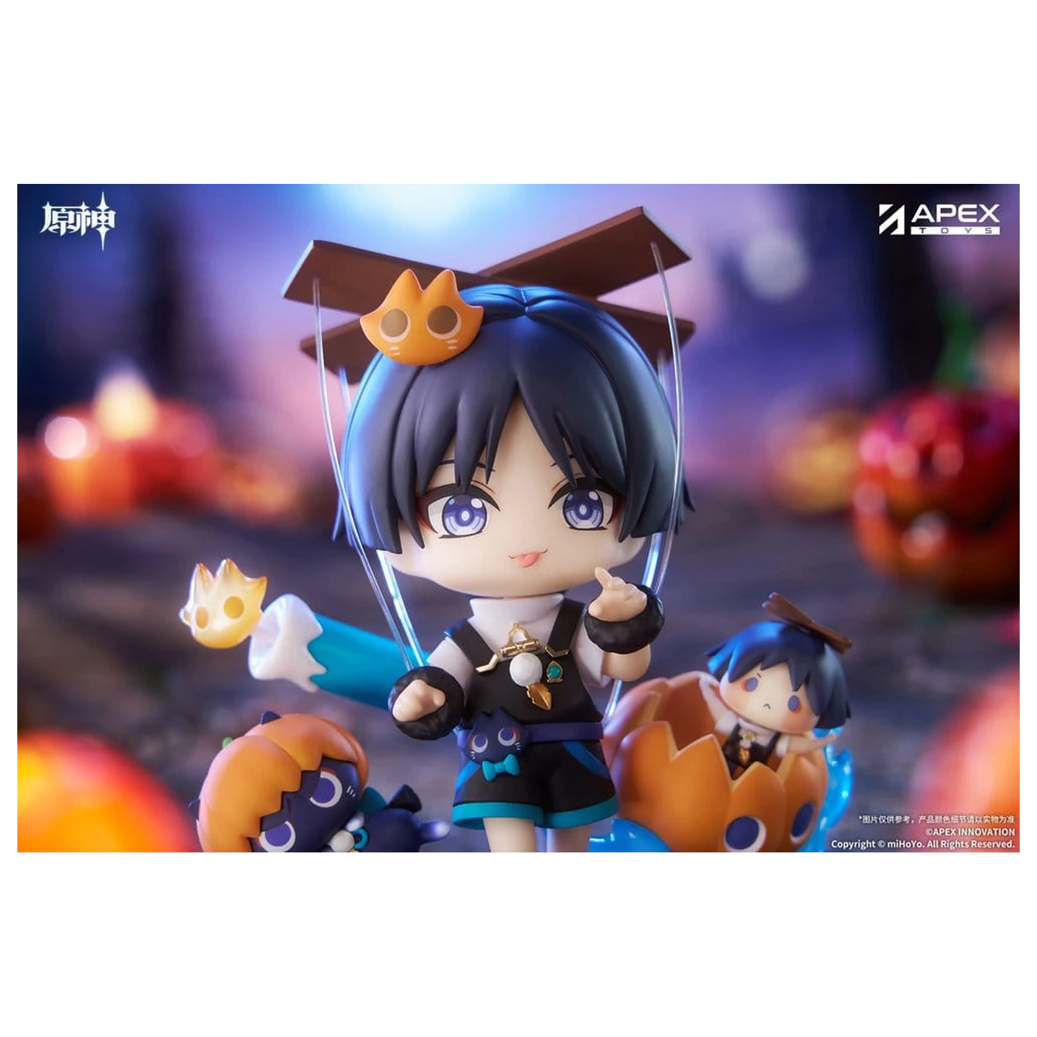 Genshin Impact You Ye Qi Xiang Series Chibi Chara PVC Statua Wanderer 10 cm fotografija proizvoda